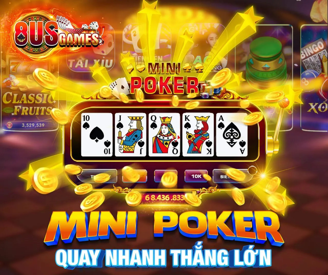 8us Mini poker